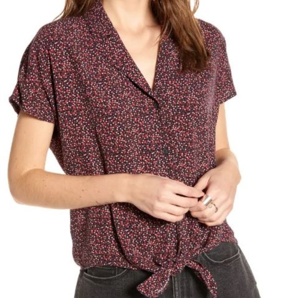 Treasure & Bond Tops - Treasure & Bond Tie front shirt from Nordstrom